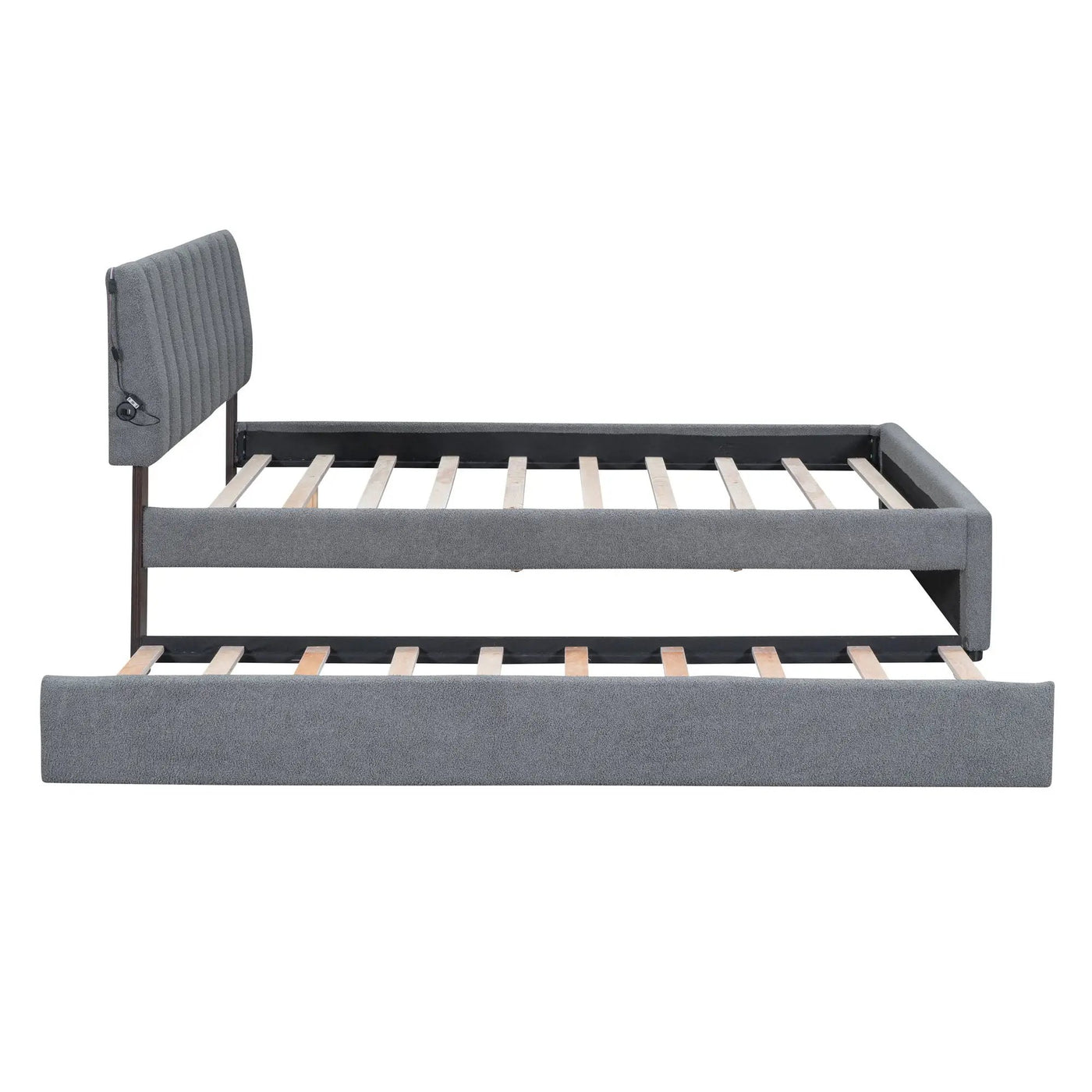 Upholstered Platform Bed With Trundle by Unique Piece Furniture