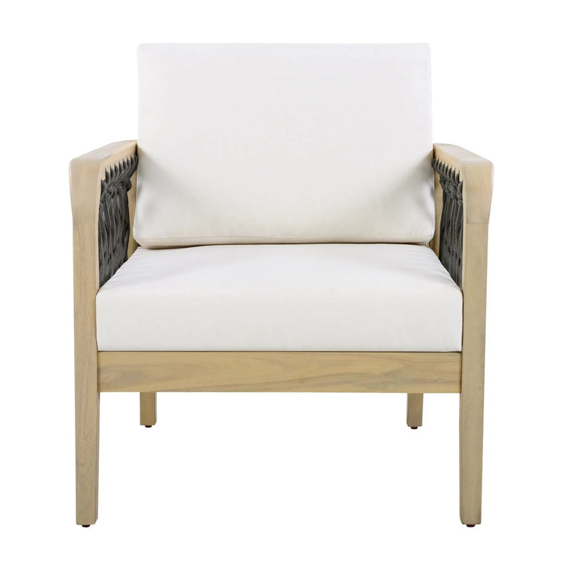 4-Piece Acacia Wood Outdoor Patio Furniture Set by HouseOfZazla