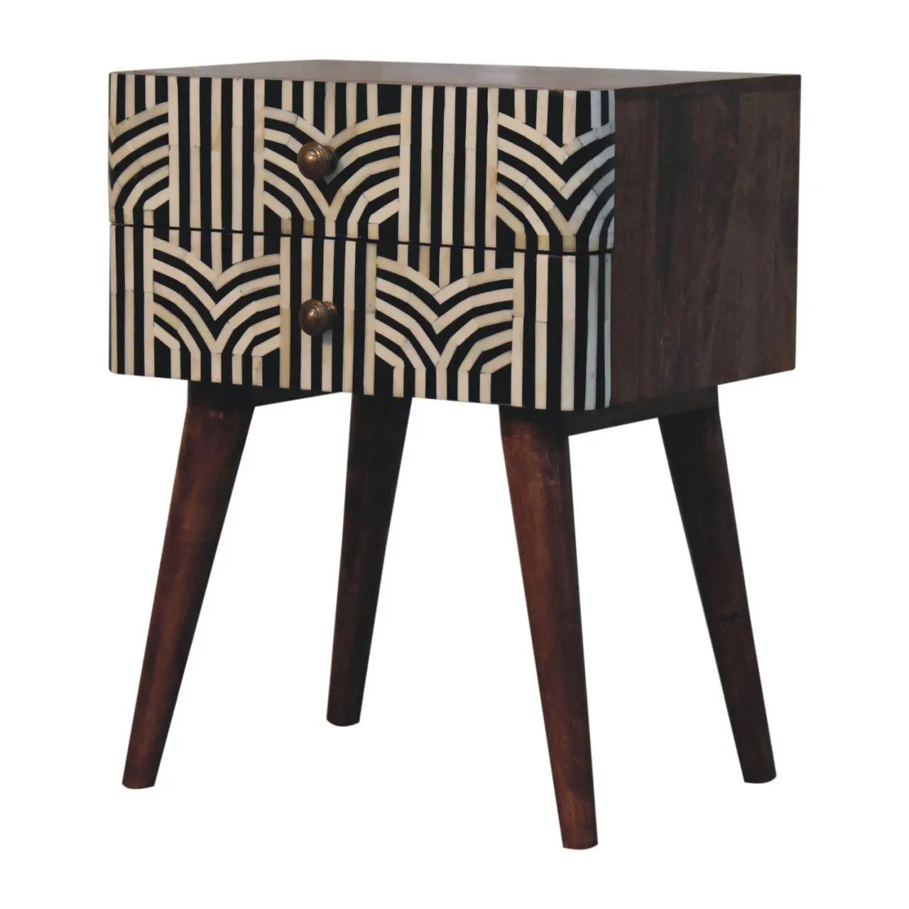 Edessa Bone Inlay Bedside by Unique Piece Furniture