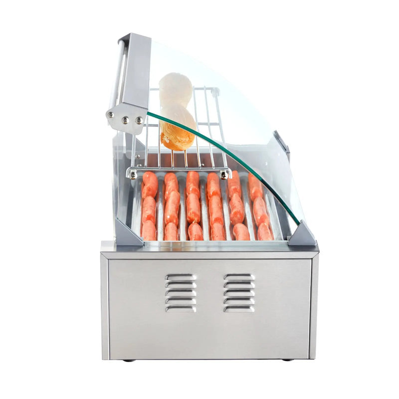 Hot Dog Roller with 7 Rollers and 18 Hot Dogs Capacity by HouseOfZazla