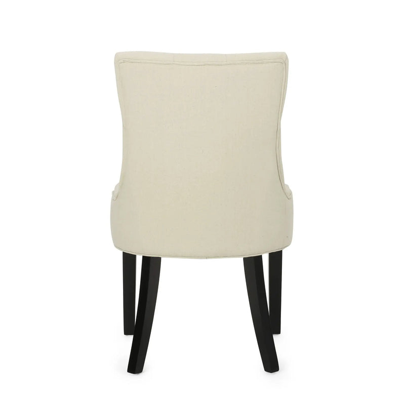 Cheney Contemporary Dining Chair Tufted Upholstery (Set of 2) by HouseOfZazla