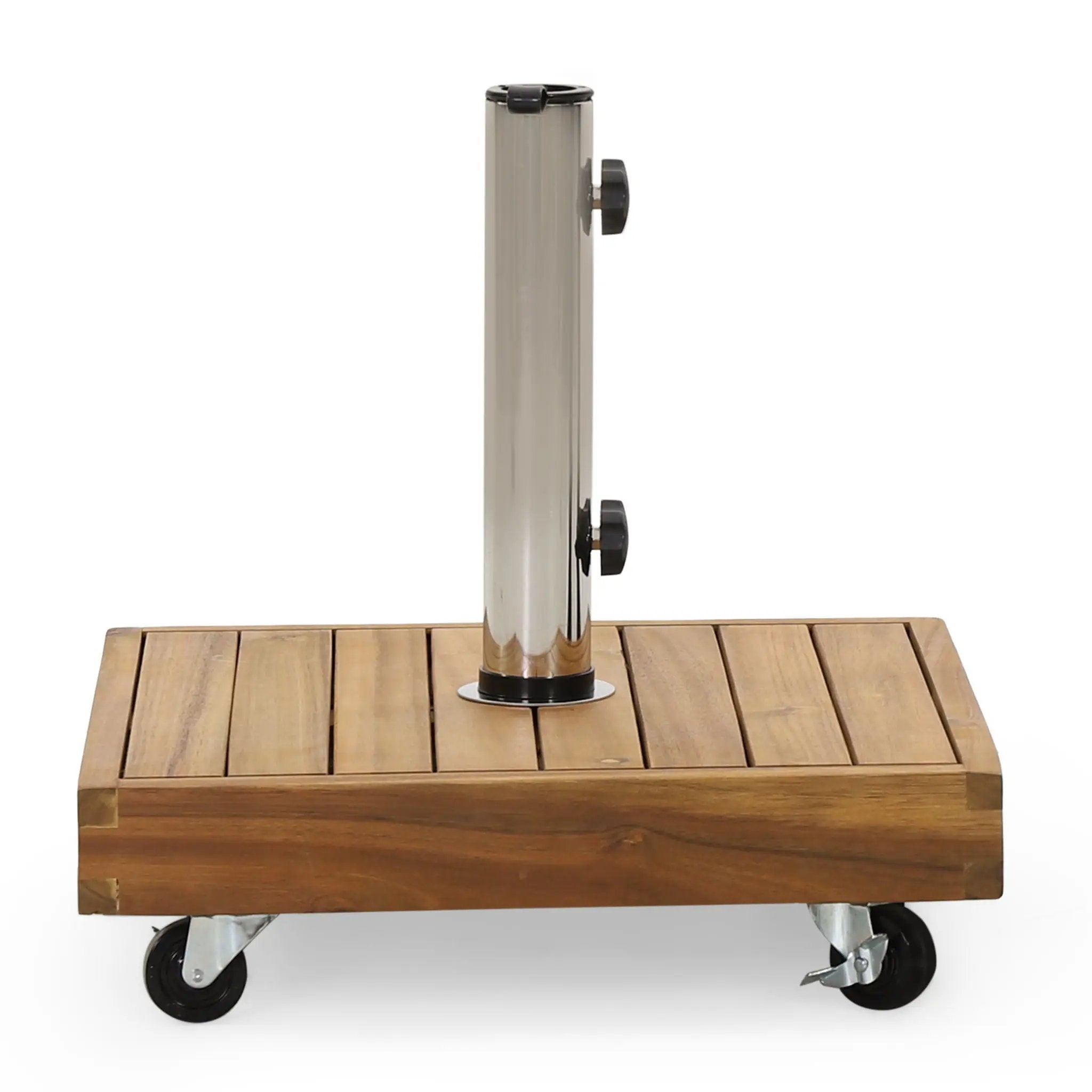 Ralph Square Umbrella Base - Teak by HouseOfZazla