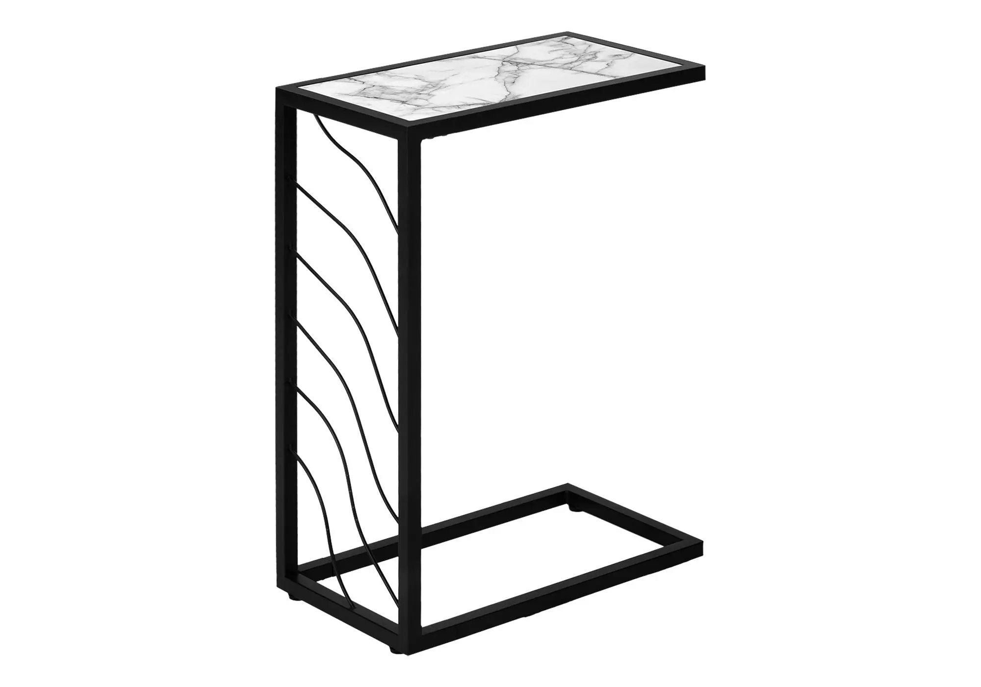 Accent Table, C - Shaped, Contemporary & Modern Convenient Design by Unique Piece Furniture