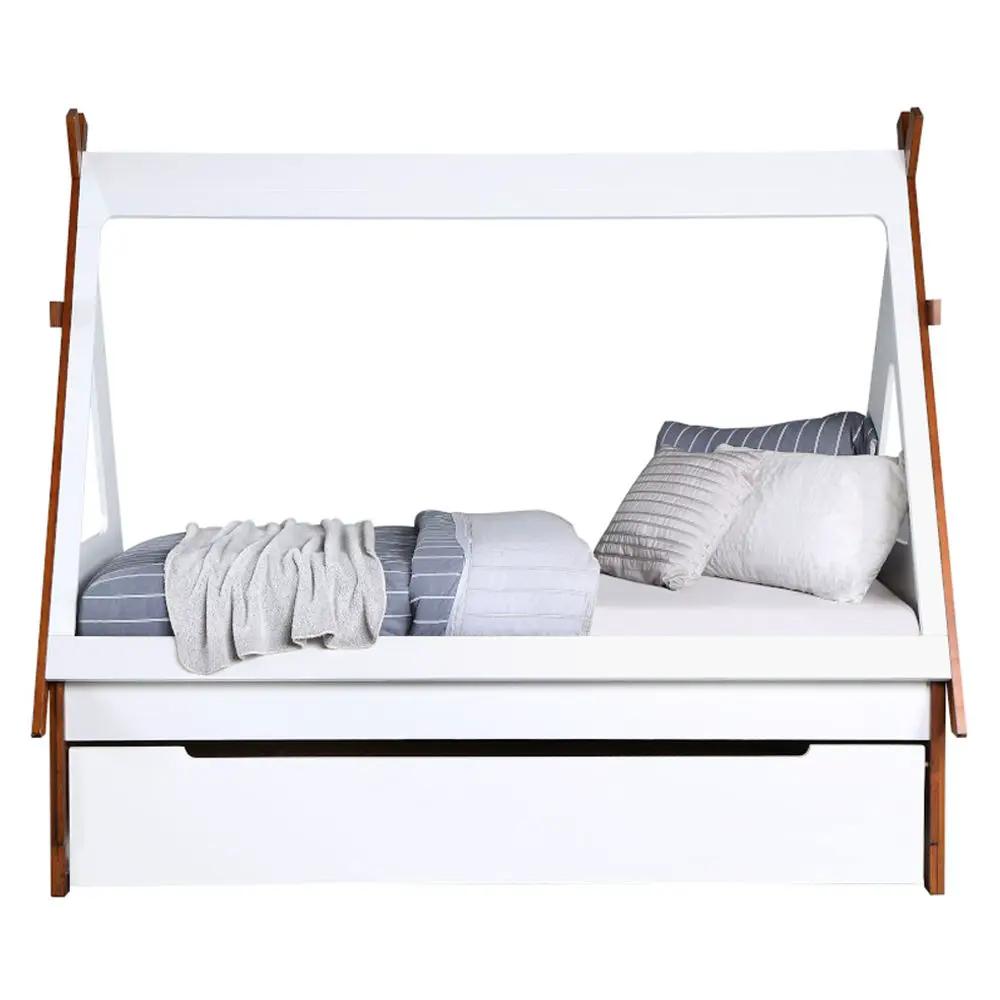 Loreen - Twin Bed - Oak & White by Unique Piece Furniture