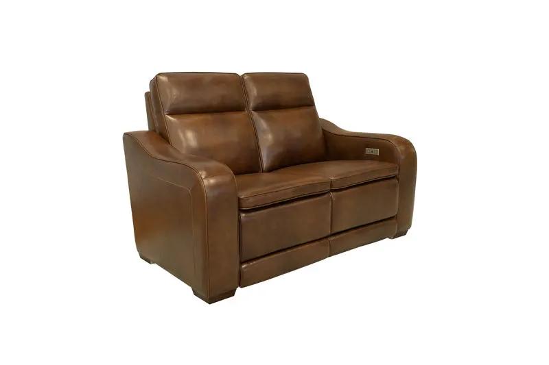 Grady - Power Loveseat Recliner With Power And Power Headrest, Power Lumbar - Cocoa by Unique Piece Furniture