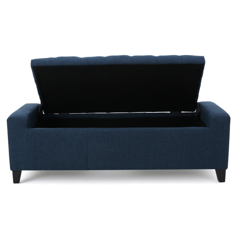 Guernsey Ottoman Storage With Tufted Top by HouseOfZazla