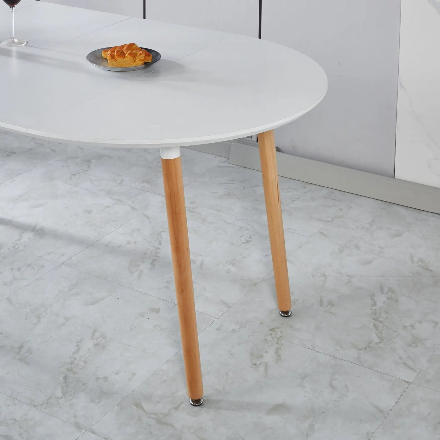 Extensible Table, Dining Table, Office Table, Coffee Table Metal Leg by HouseOfZazla