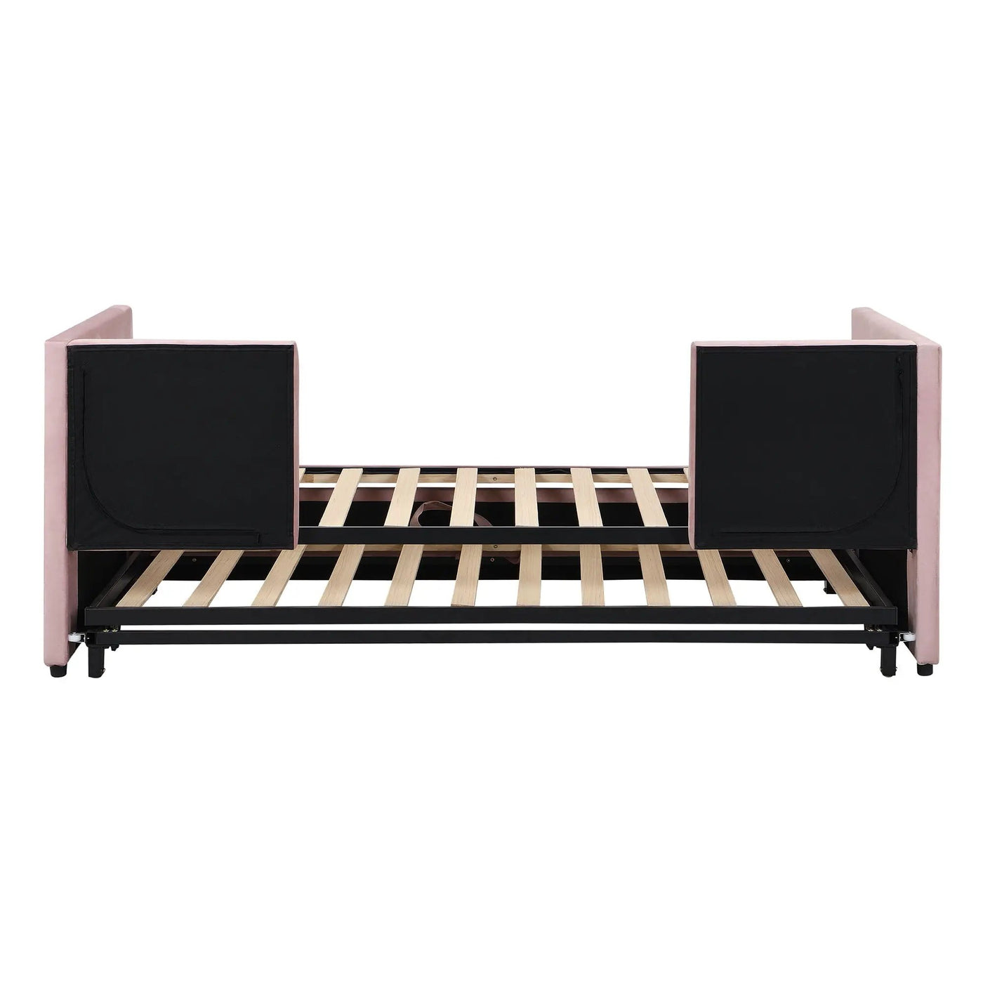Twin Size Upholstered Daybed With Pop Up Trundle by Unique Piece Furniture