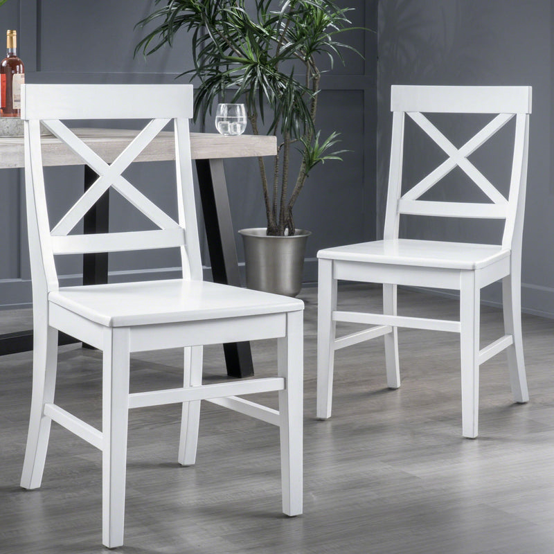 Plethora - Dining Chair With X Shaped Back (Set of 2) by HouseOfZazla