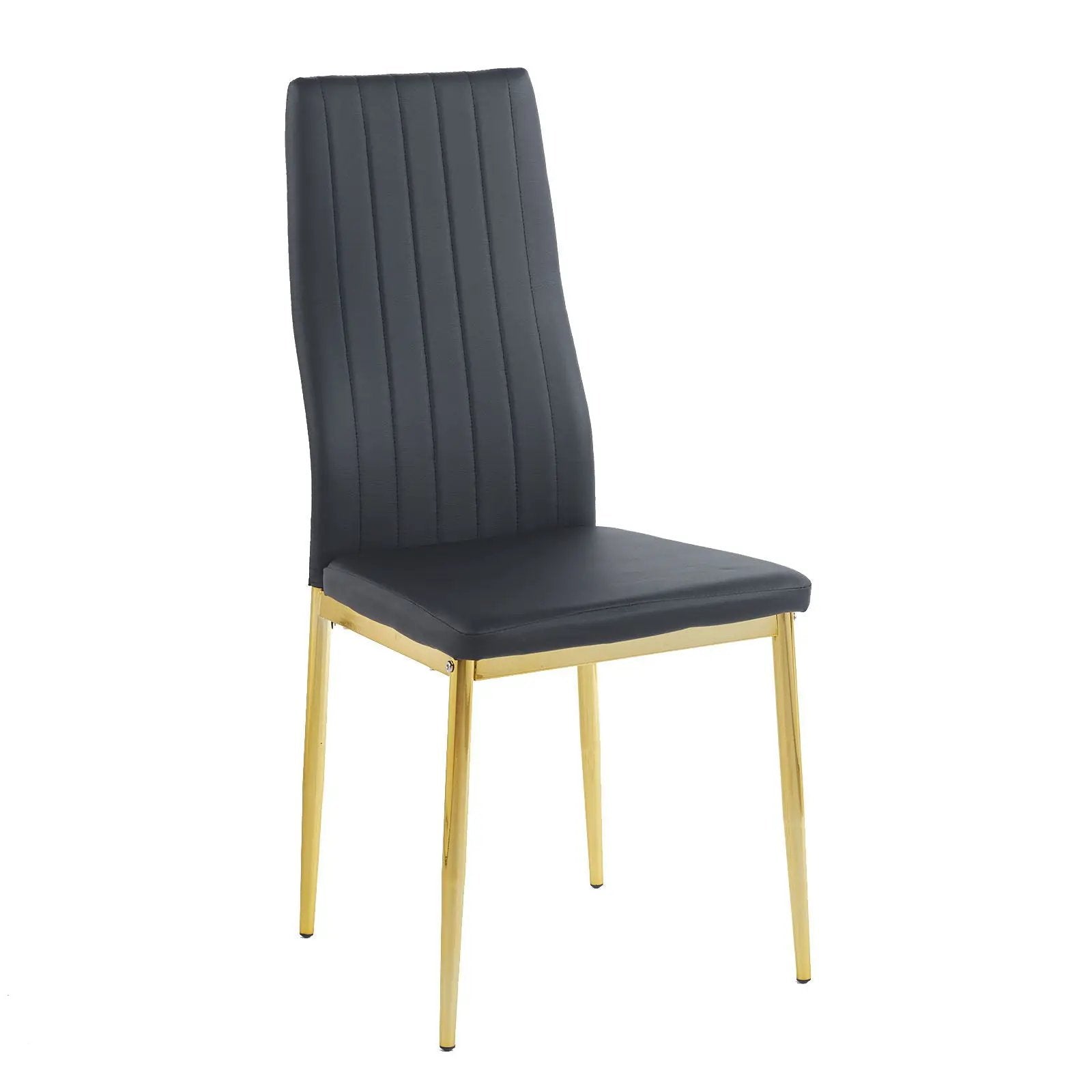 Dining Chair (Set of 4) - Golden Black by Unique Piece Furniture