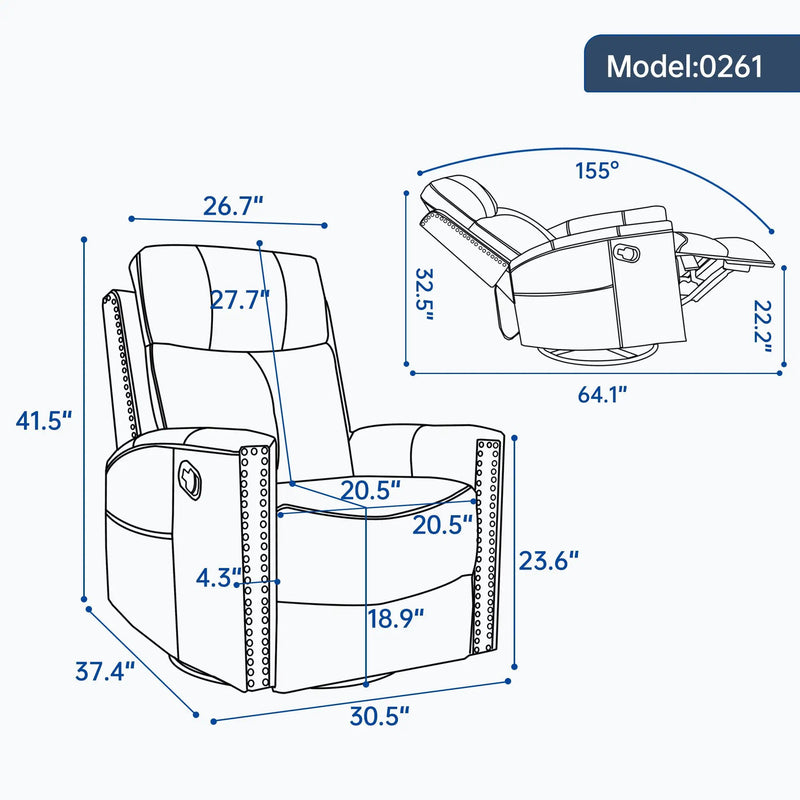 Comfortmax Camel Recliner by HouseOfZazla