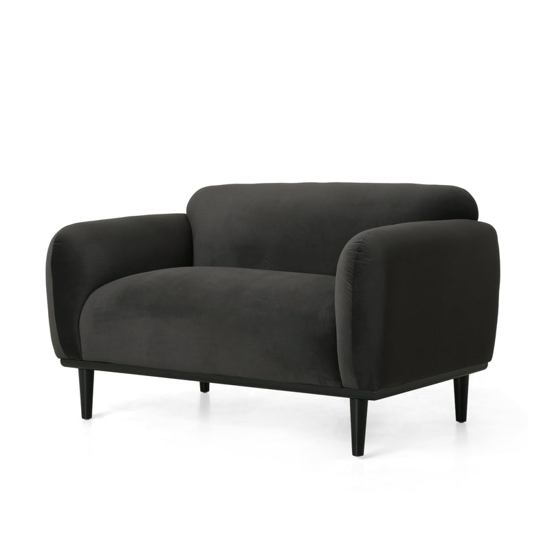 Loveseat Sofa - 50" Dark by HouseOfZazla
