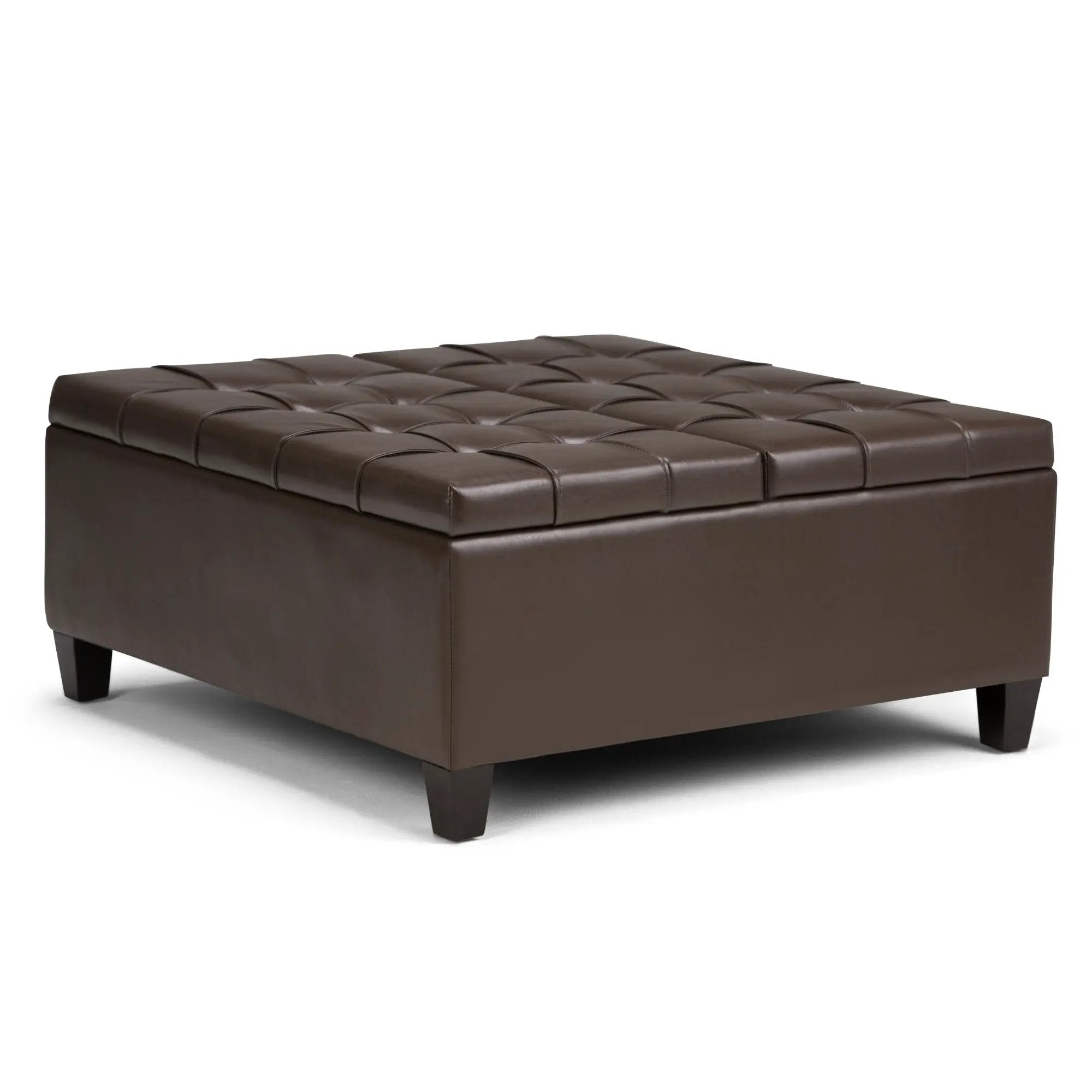 Harrison - Upholstered Coffee Table Storage Ottoman by Unique Piece Furniture