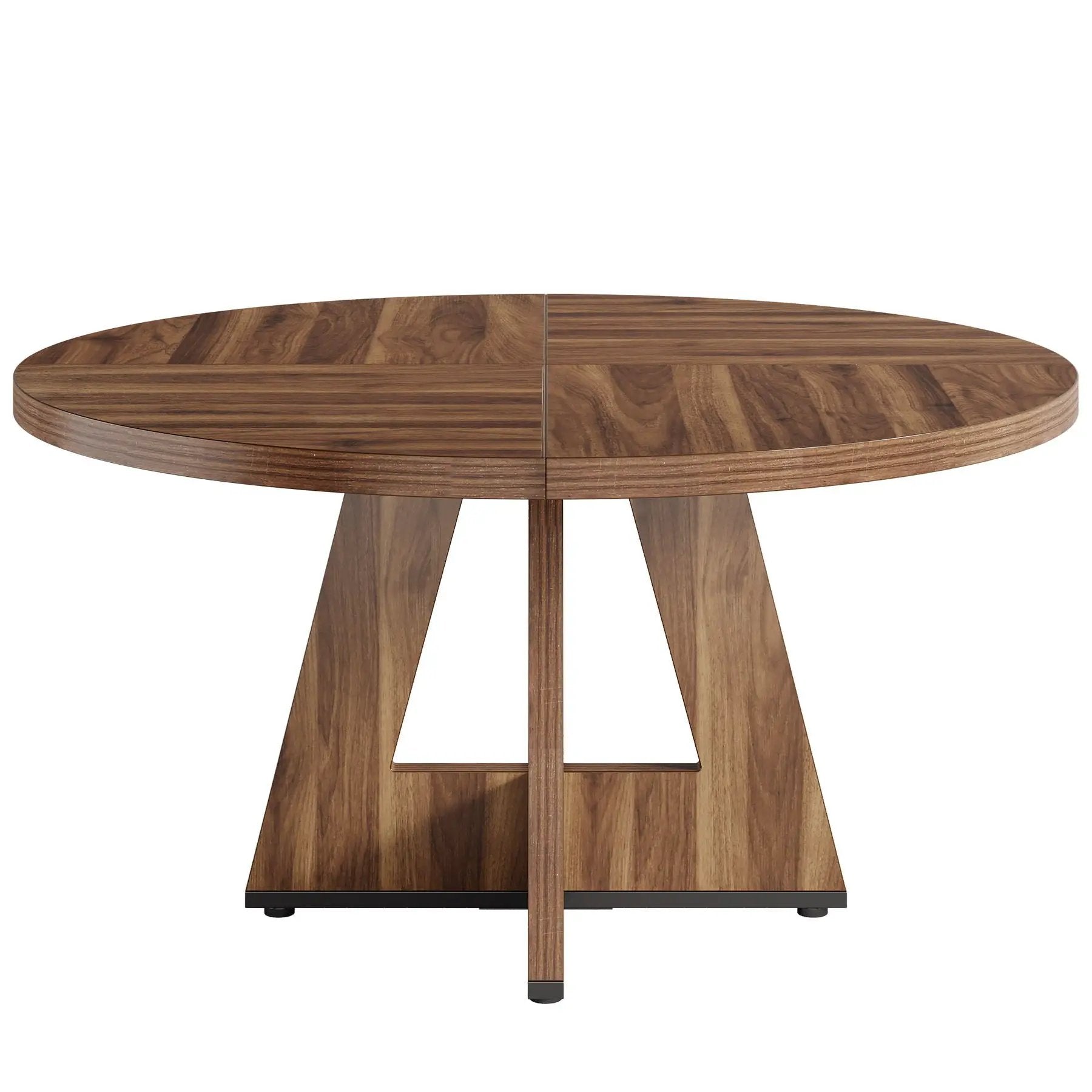Round Dining Cross Base Kitchen Table by HouseOfZazla