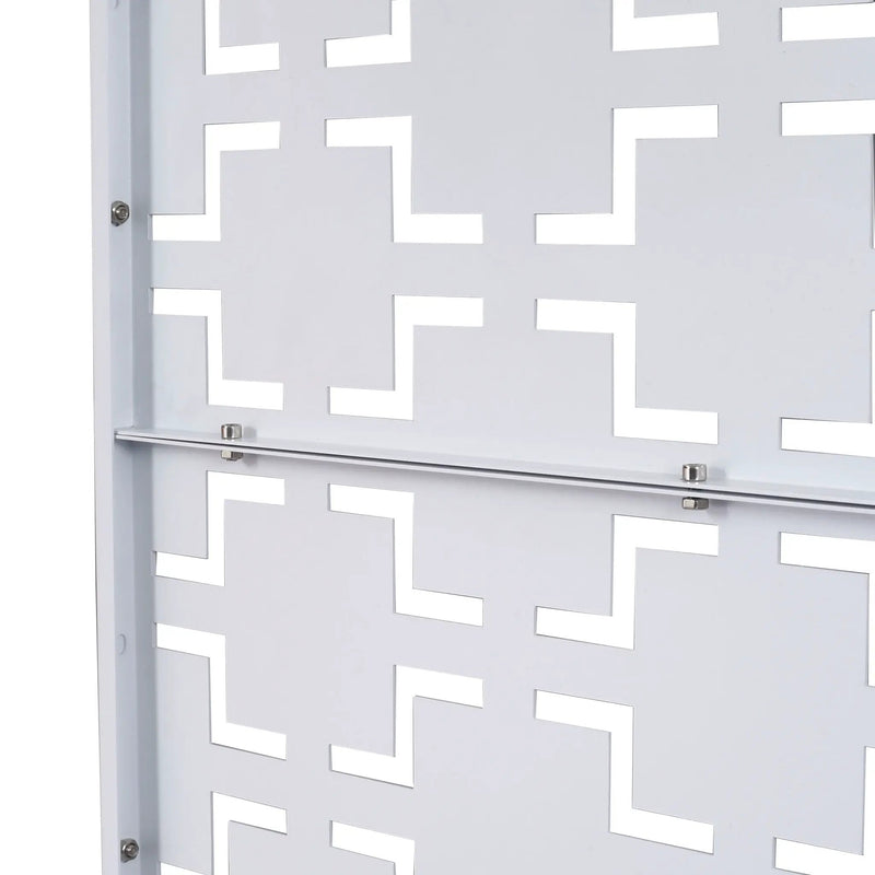 Outdoor & Indoor Metal Privacy Freestanding Decorative Screen by HouseOfZazla
