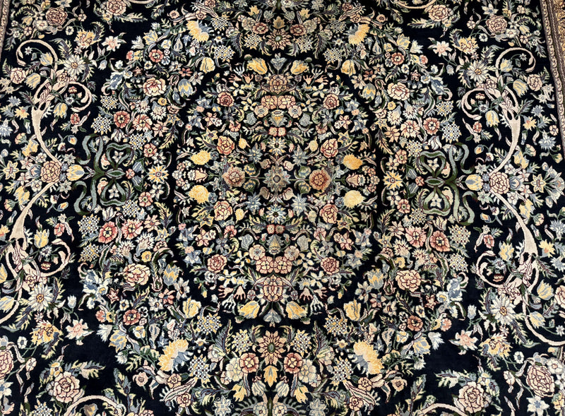 Pak Persian Rug 10x14, Elegant Floral Carpet, Fine 225 KPSI by Jewel Rugs