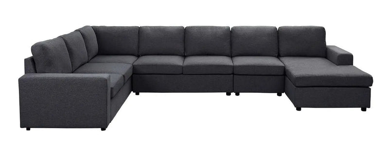 Hayden - 7 Seat Reversible Modular Sectional Sofa Chaise by HouseOfZazla