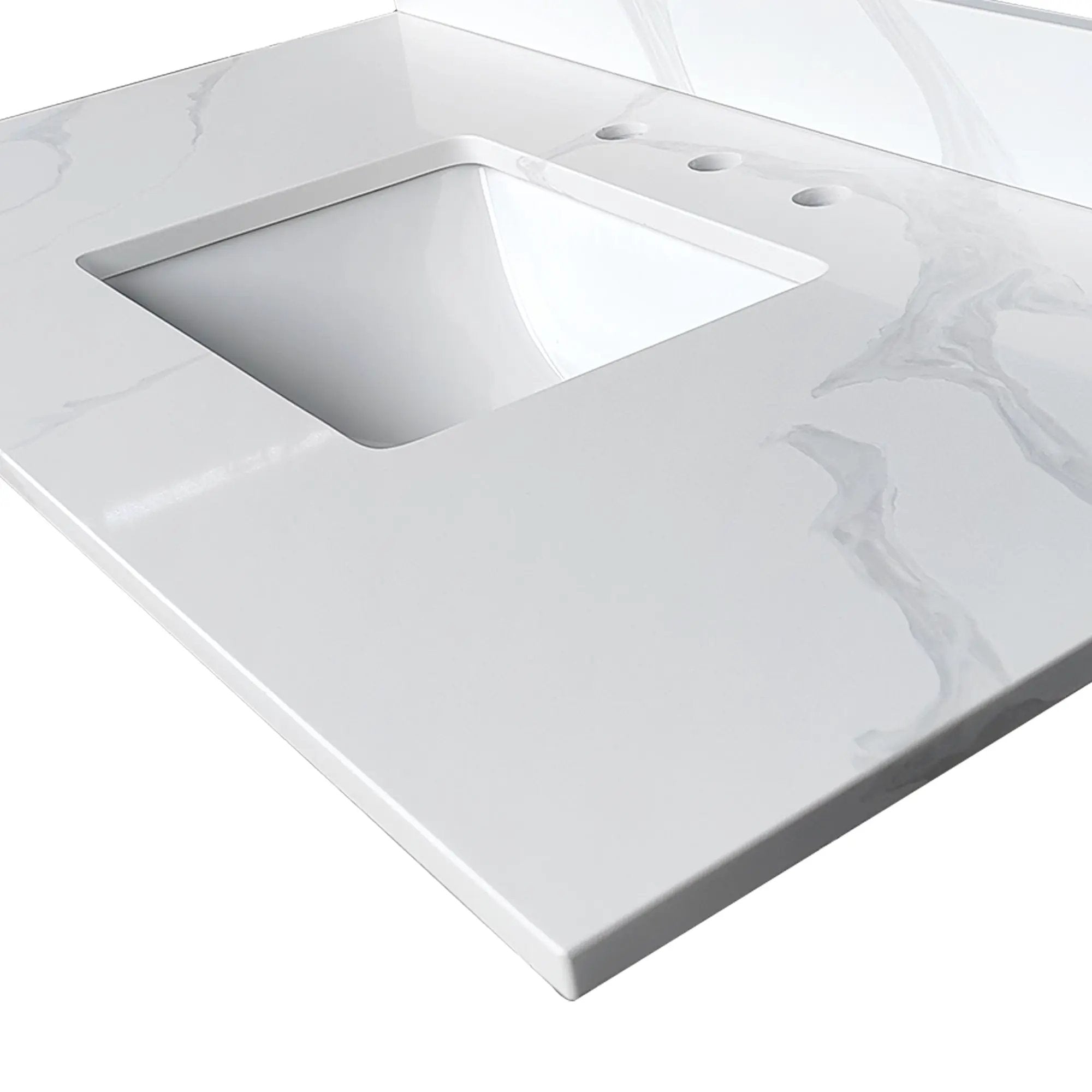 43-Inch Quartz Bathroom Vanity Top by HouseOfZazla