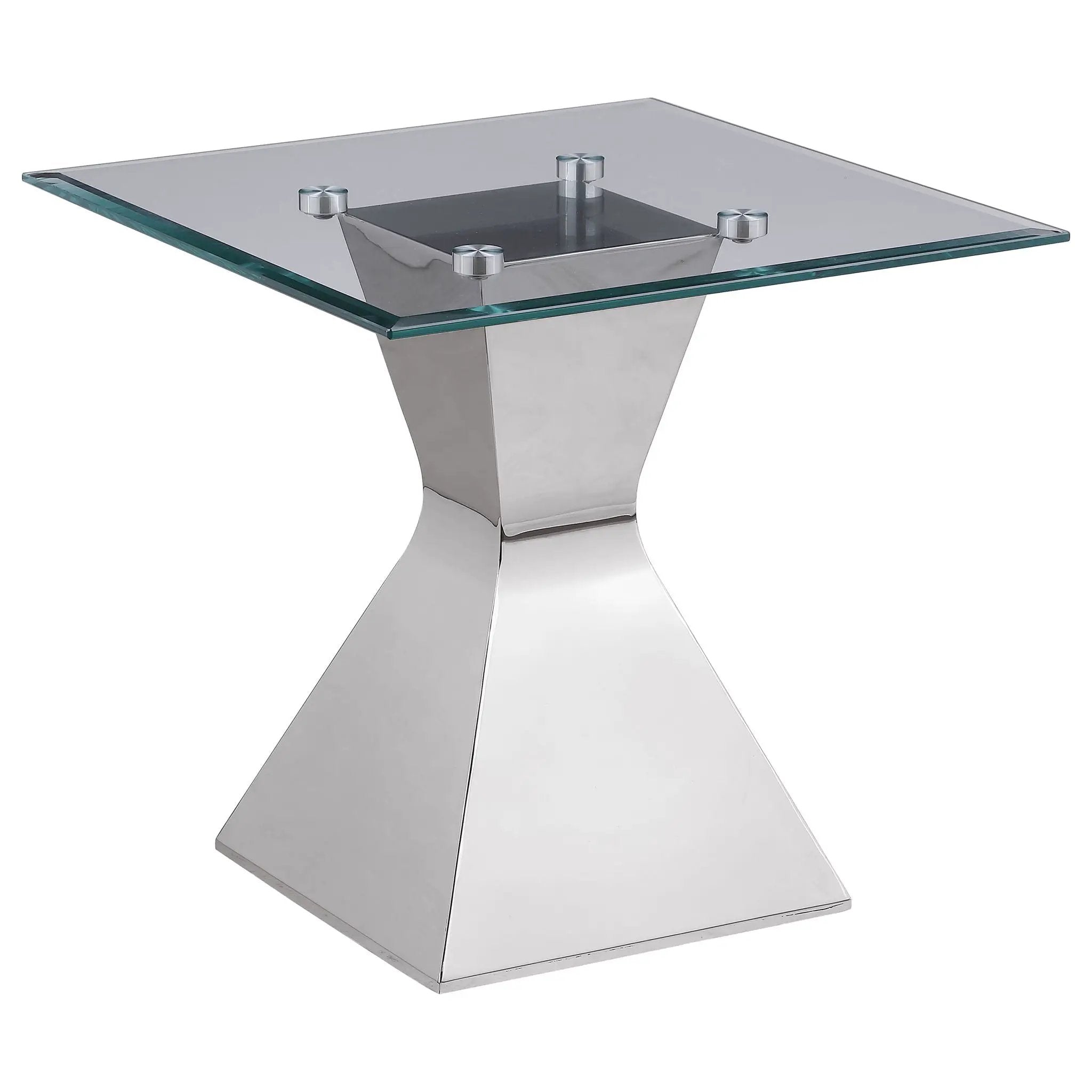 Jenny 3-piece Rectangular Coffee and End Table Set Chrome by Unique Piece Furniture