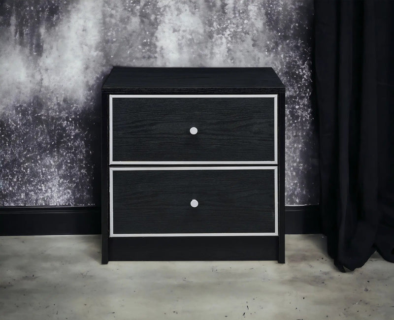 Modern Black Nightstand Table by HouseOfZazla