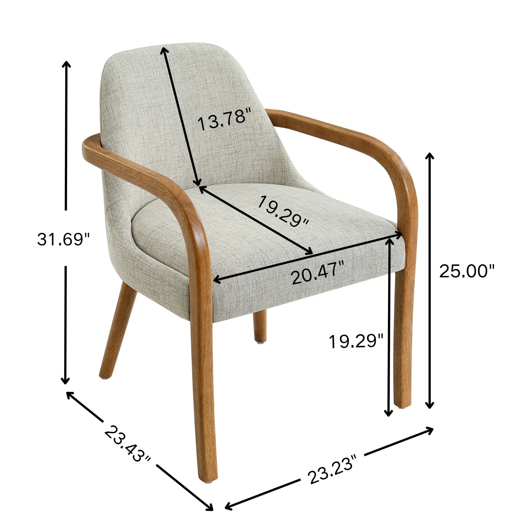 Set of 2 Mid-Century Dining Chairs by HouseOfZazla