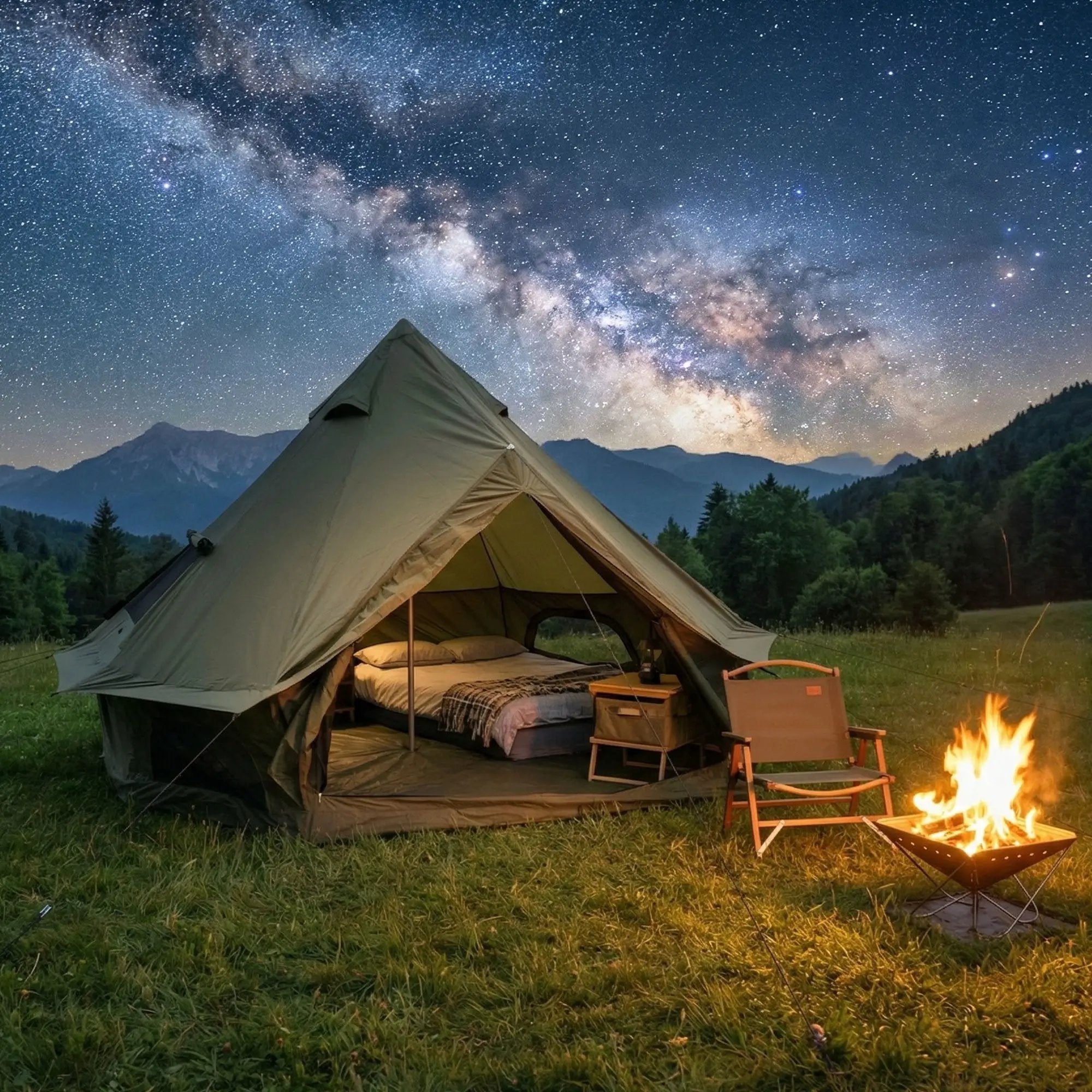 4 Season Bell Tent 13.1FT by HouseOfZazla