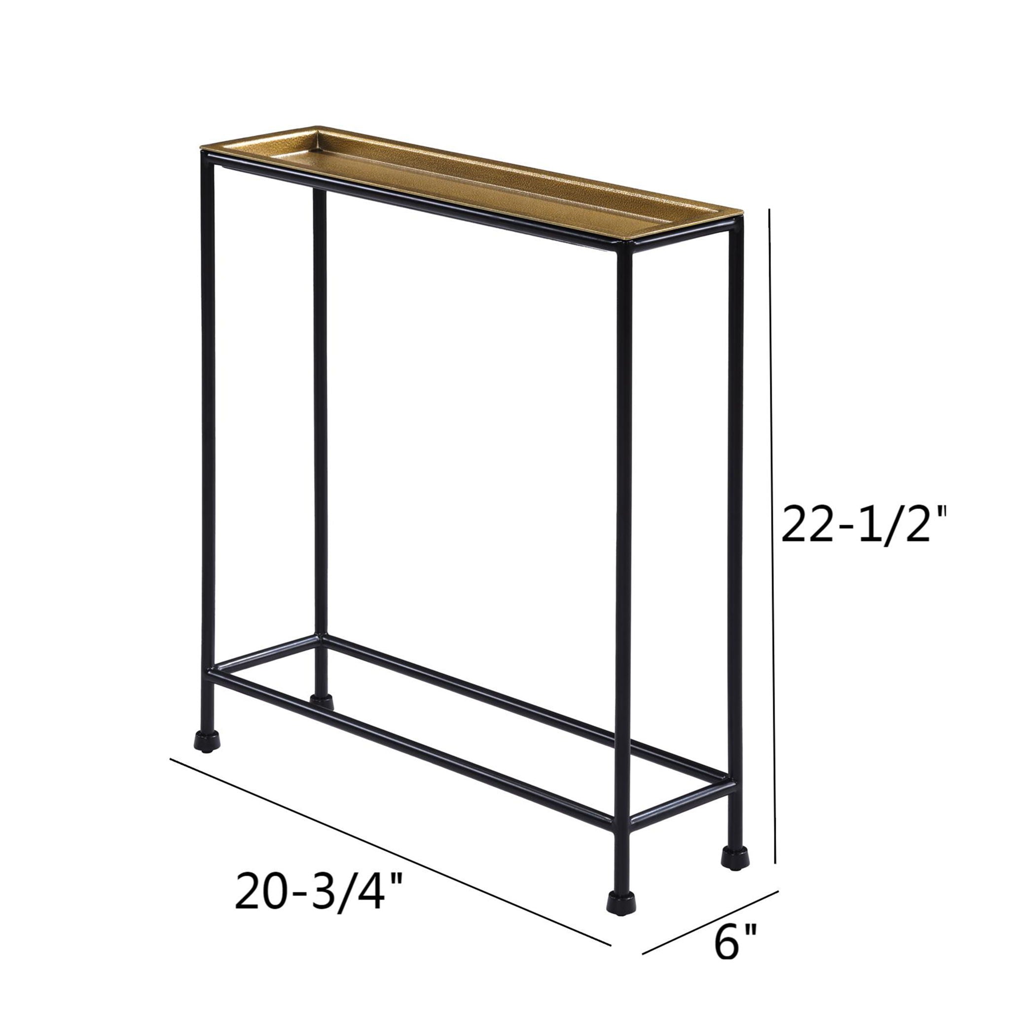 Trenton - Accent Side Table - Antique Bronze by HouseOfZazla