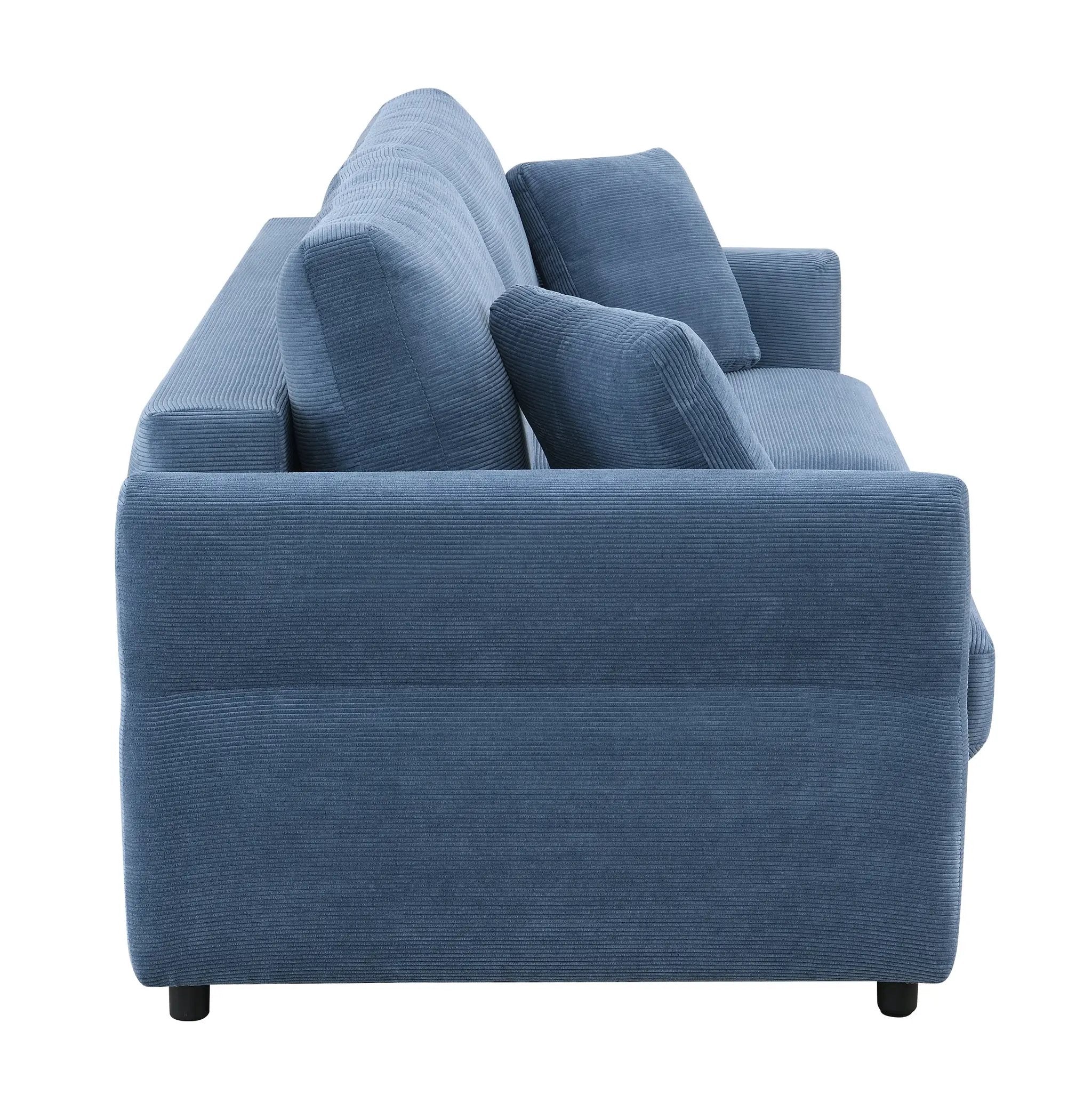Haran Fabric Pull-Out Sleeper with Storage by HouseOfZazla