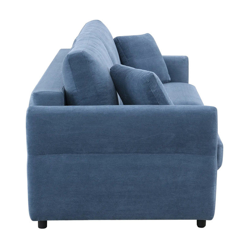 Haran Fabric Pull-Out Sleeper with Storage by HouseOfZazla