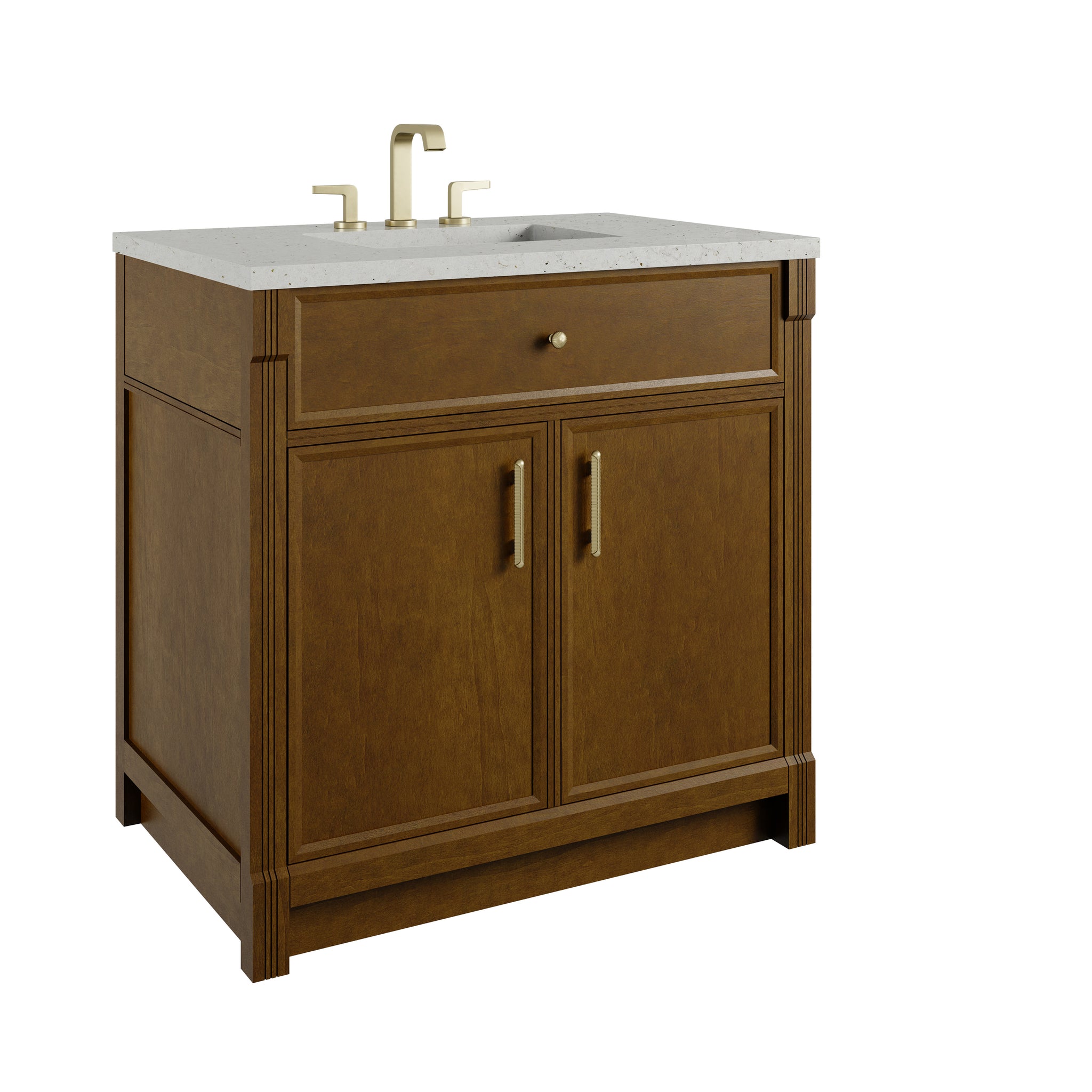 James Martin Bellshire 36" Single Bathroom Vanity, Honey Oak, view 28