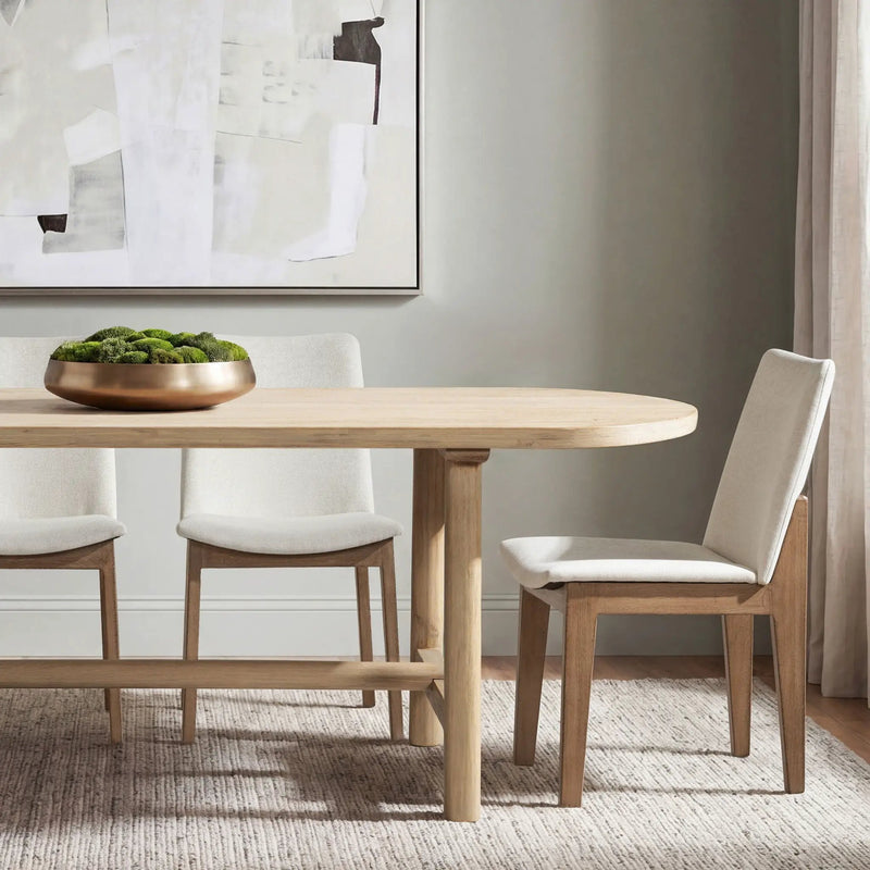 Milo - 8 Seat Oval Dining Table - Natural by HouseOfZazla