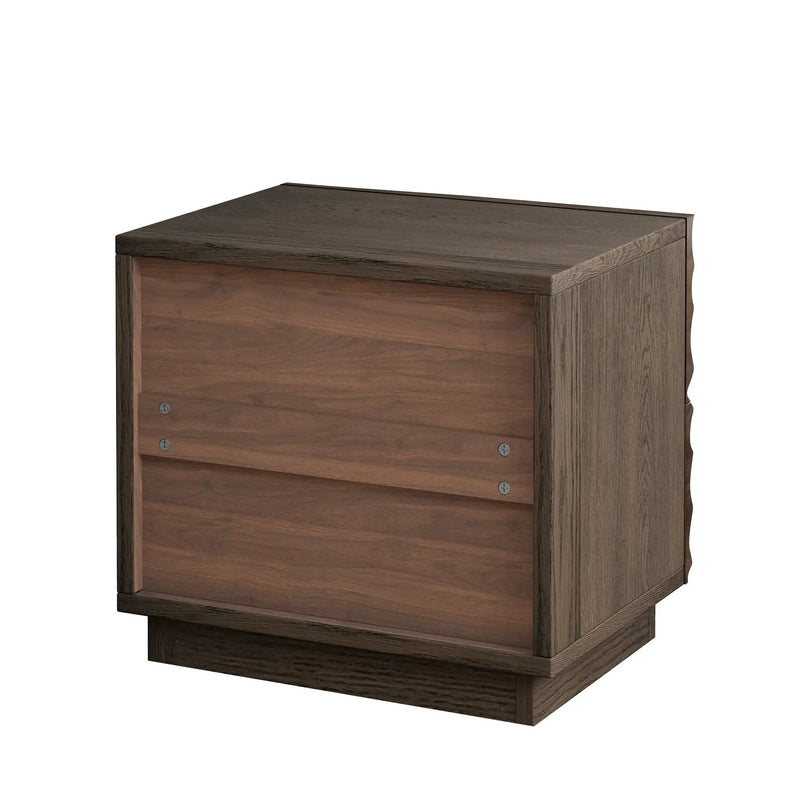 Solid Wood Nightstands with 2 Drawers by HouseOfZazla