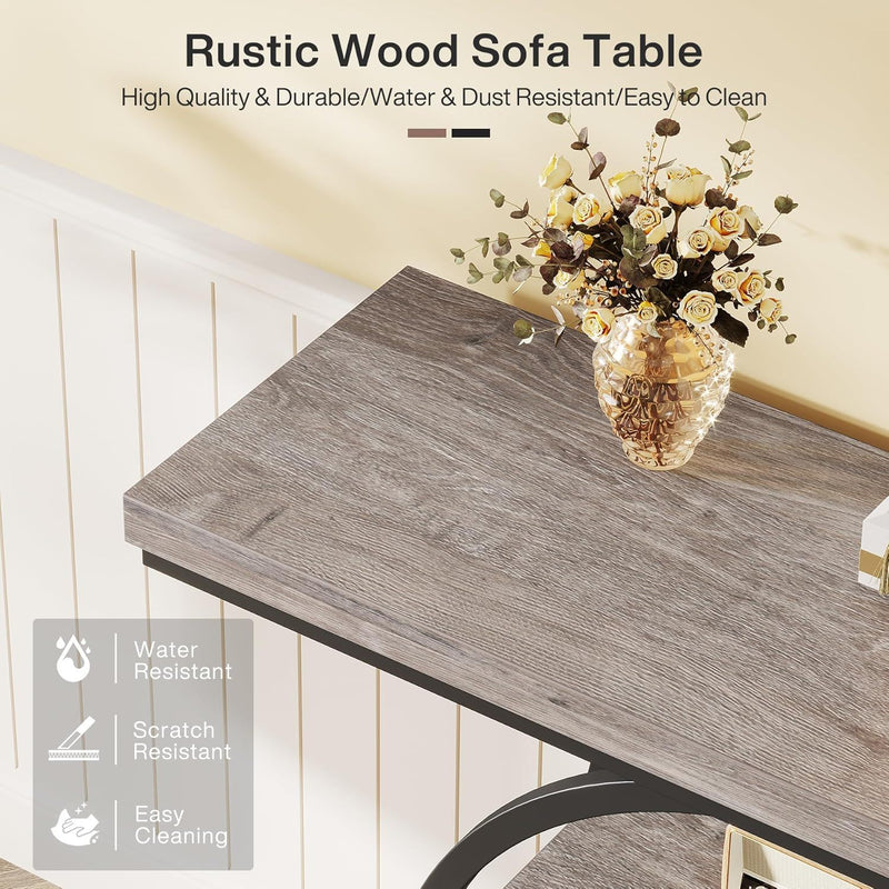 Console Table With 4 Tier Design For Living Hallway by HouseOfZazla