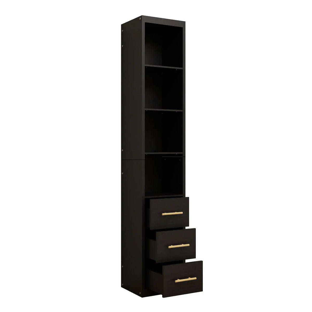 85.04" Tall Storage Cabinet with Drawer and Shelves by HouseOfZazla