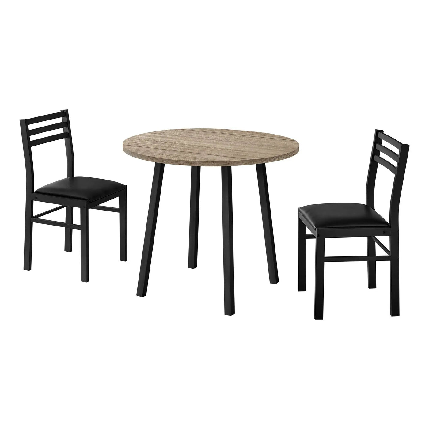 3 Pieces Dining Table Set, Small, Drop Leaf, Contemporary & Modern by Unique Piece Furniture