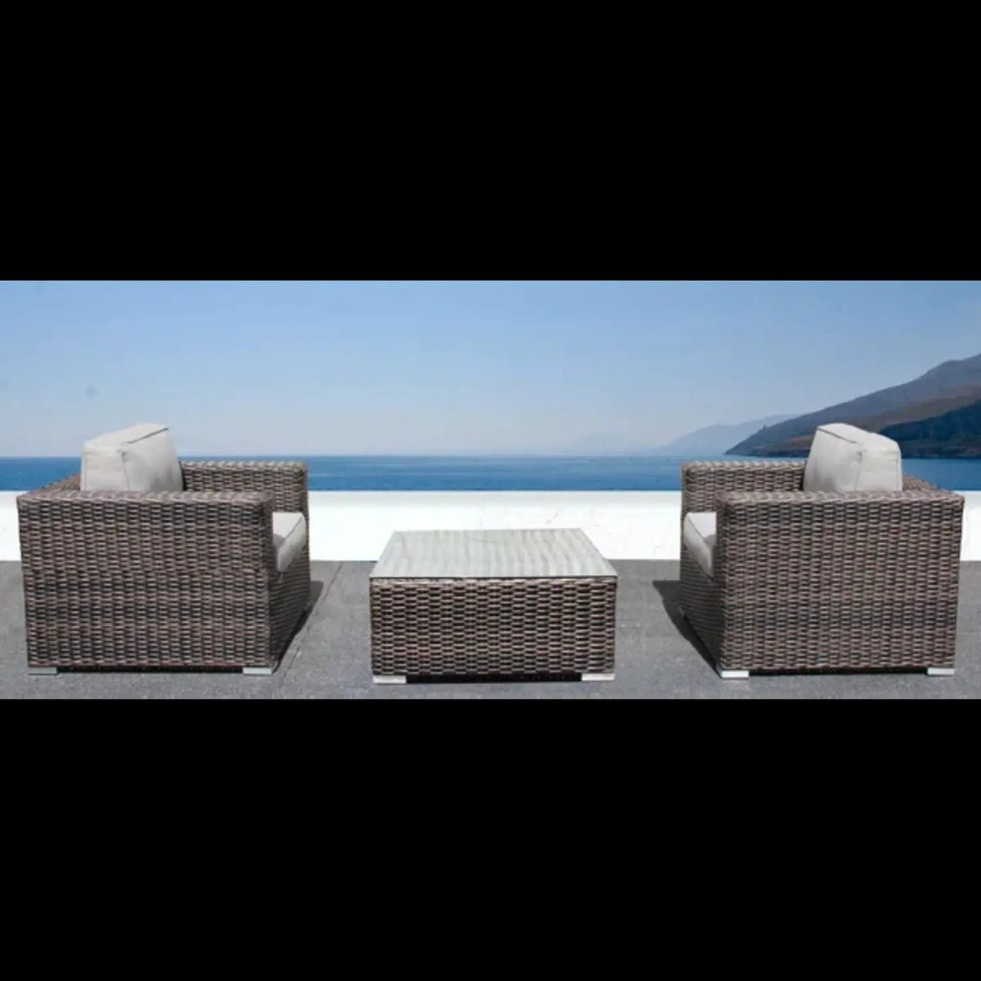 2 Person Seating Set With Cushions by HouseOfZazla