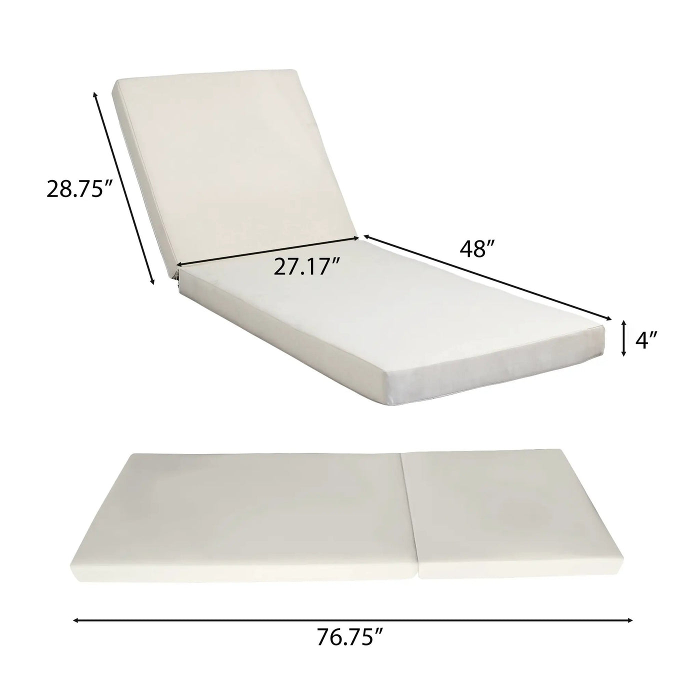 Broadway/Ian Chaise Lounge Cushion by HouseOfZazla