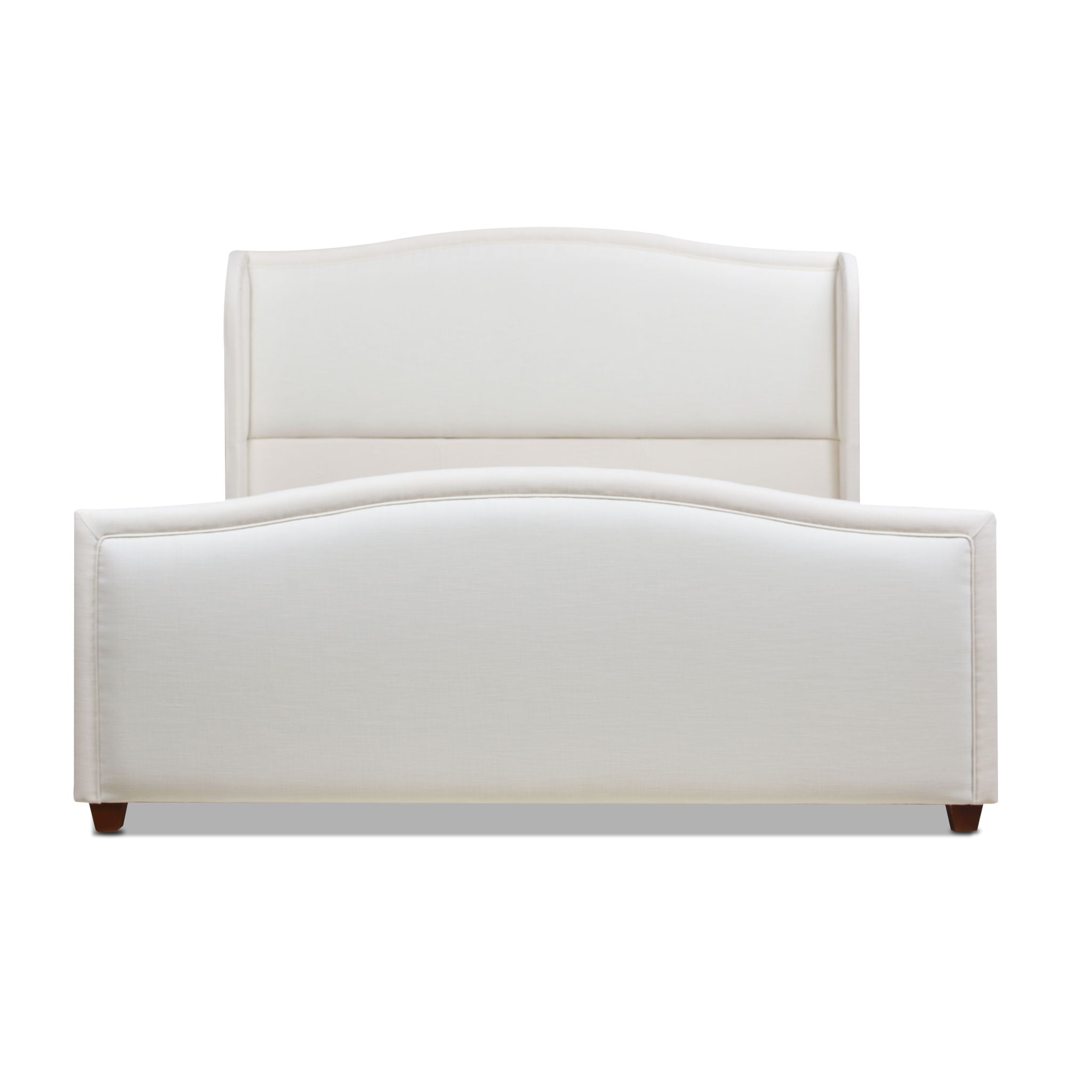 Carmen - Upholstered Wingback Panel Bed Frame by HouseOfZazla