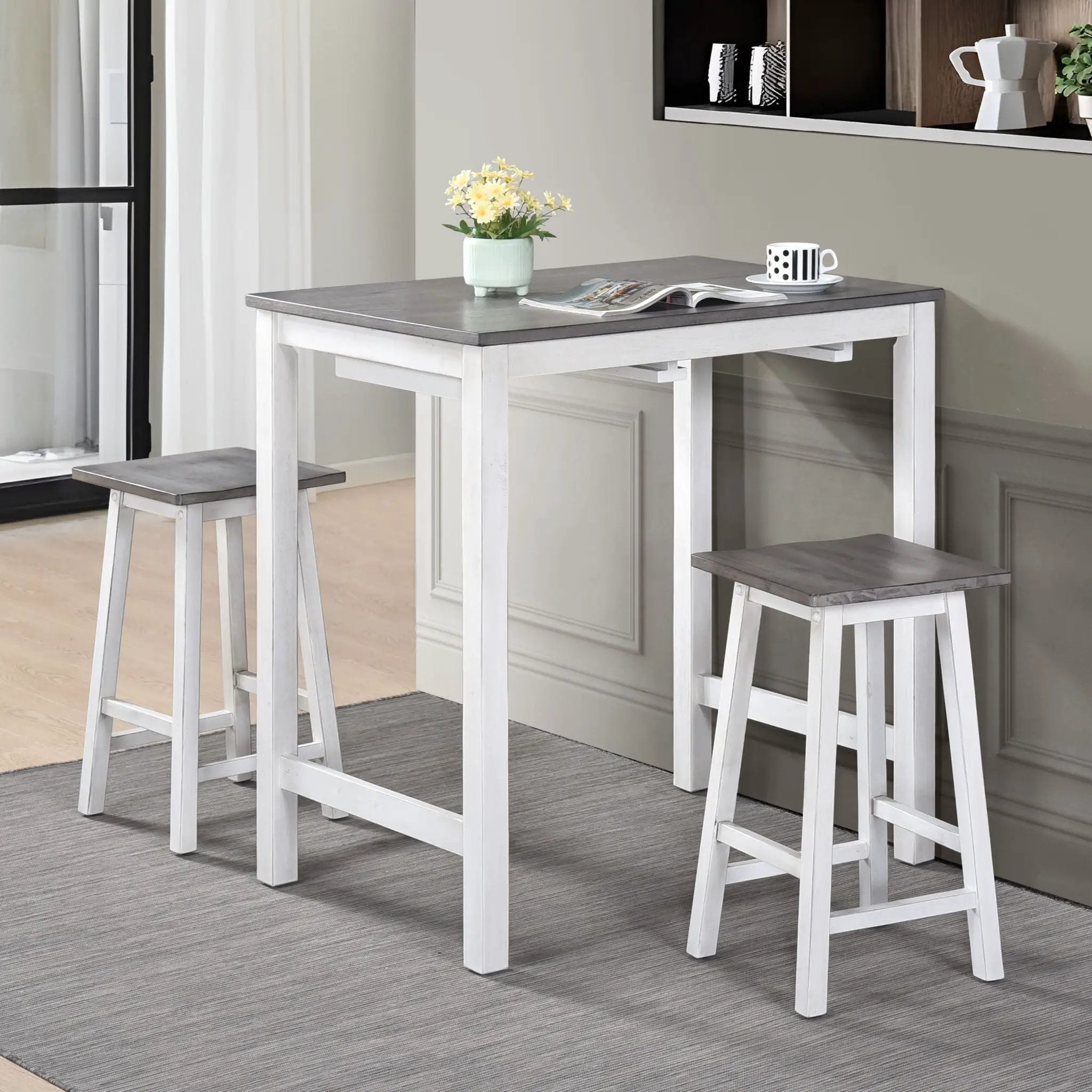 3 Pieces Counter Height Set by Unique Piece Furniture