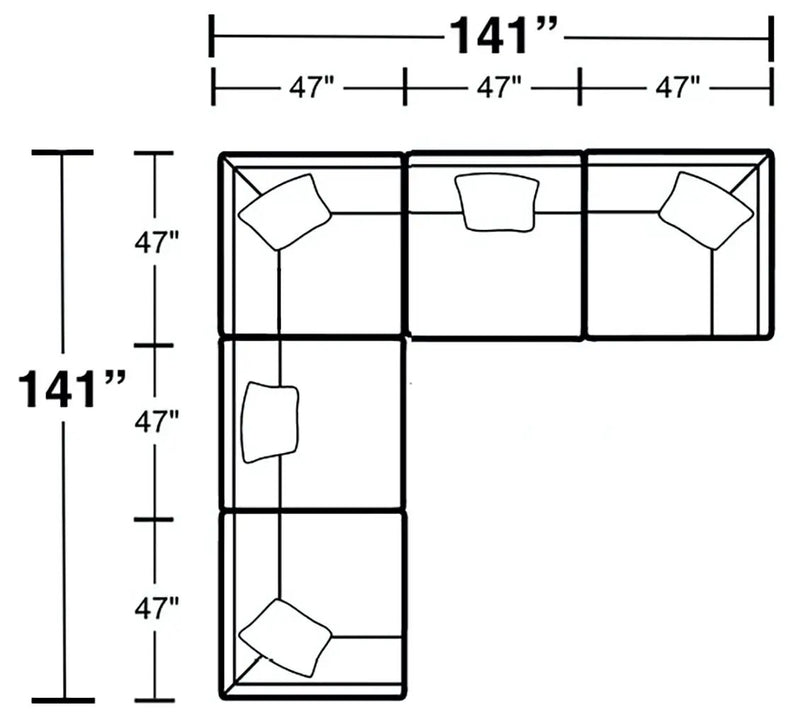 Posh - Modular Sectional by Unique Piece Furniture