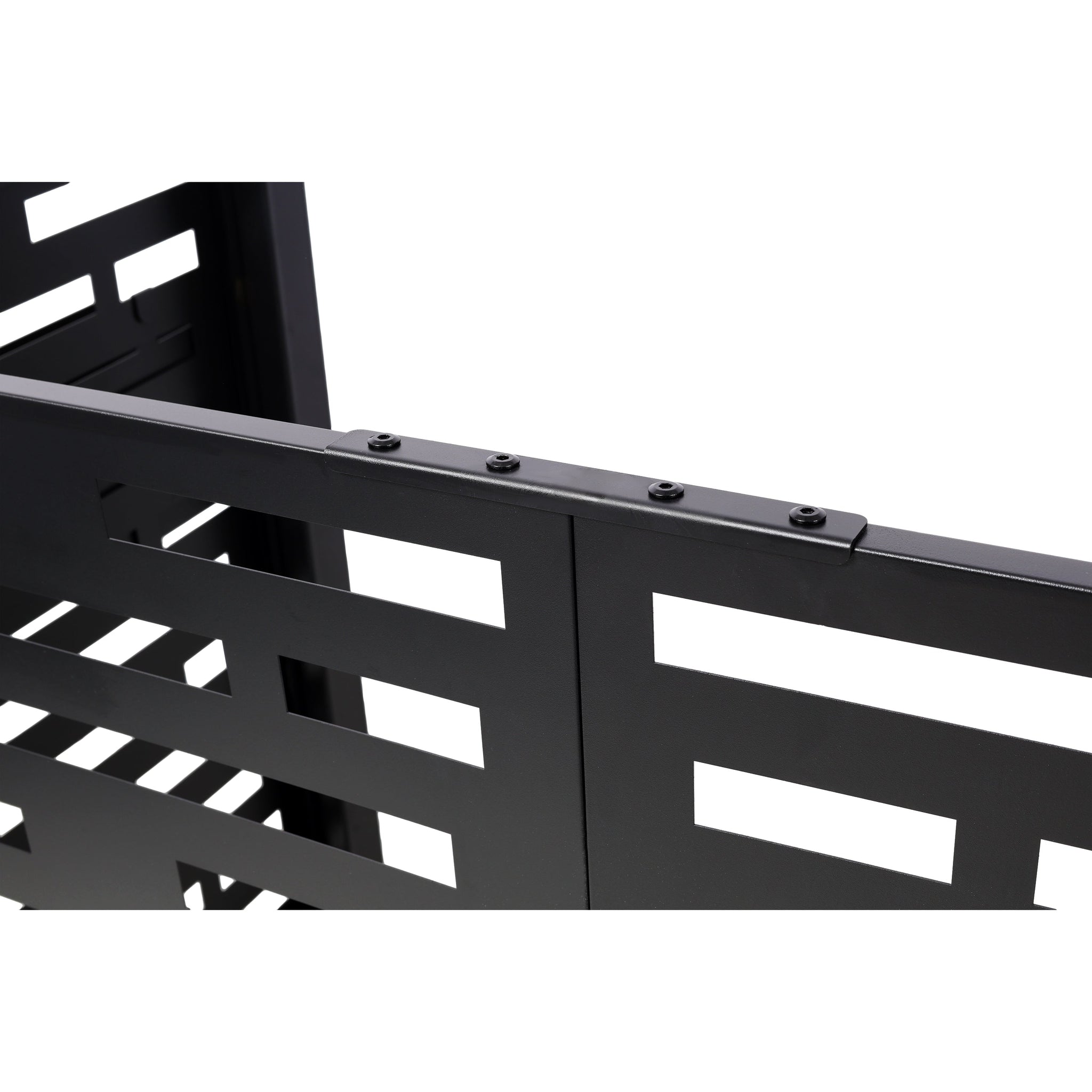 4x2 Ft Metal Air Conditioner Fence with Planter Boxes by HouseOfZazla