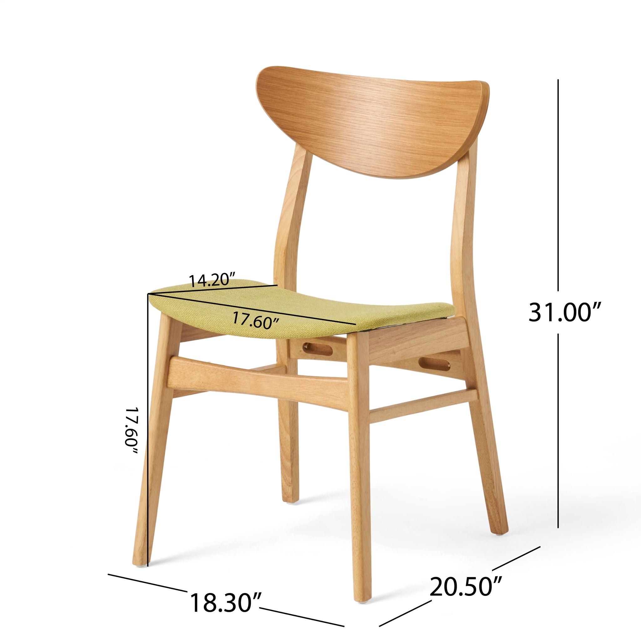 Contemporary Dining Chair With Sleek Design by HouseOfZazla