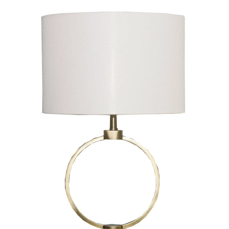 Nordic Home Creative Bedroom Table Lamp with Grid Metal Circular Design by HouseOfZazla