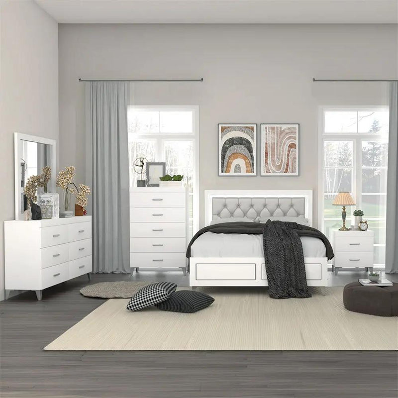 Casilda - Nightstand - White by Unique Piece Furniture