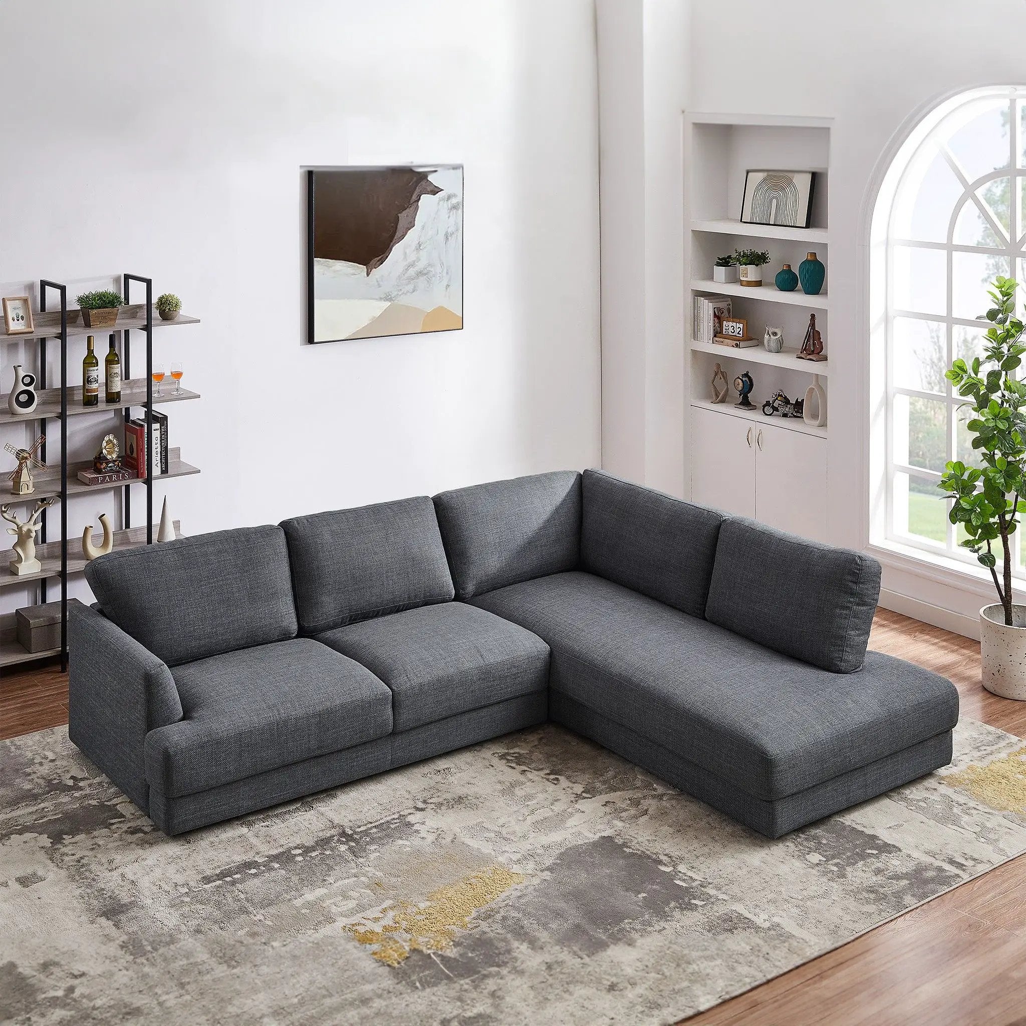 Glander - Comfortable Cozy Sectional Sofa by Unique Piece Furniture