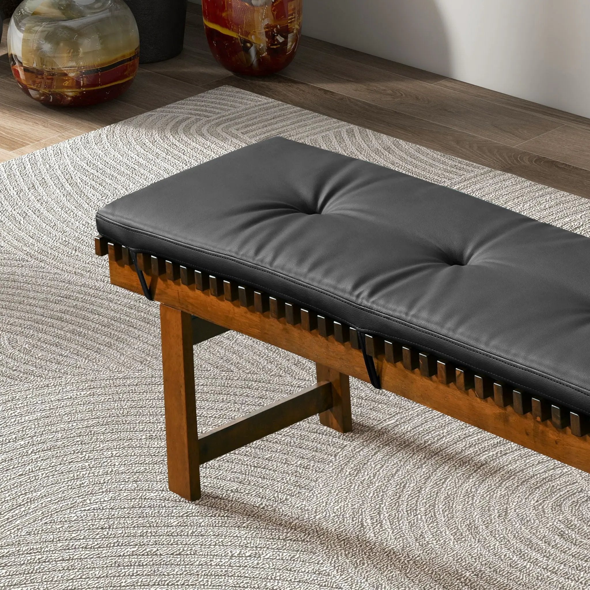 Lucia - Bench - Black by Unique Piece Furniture