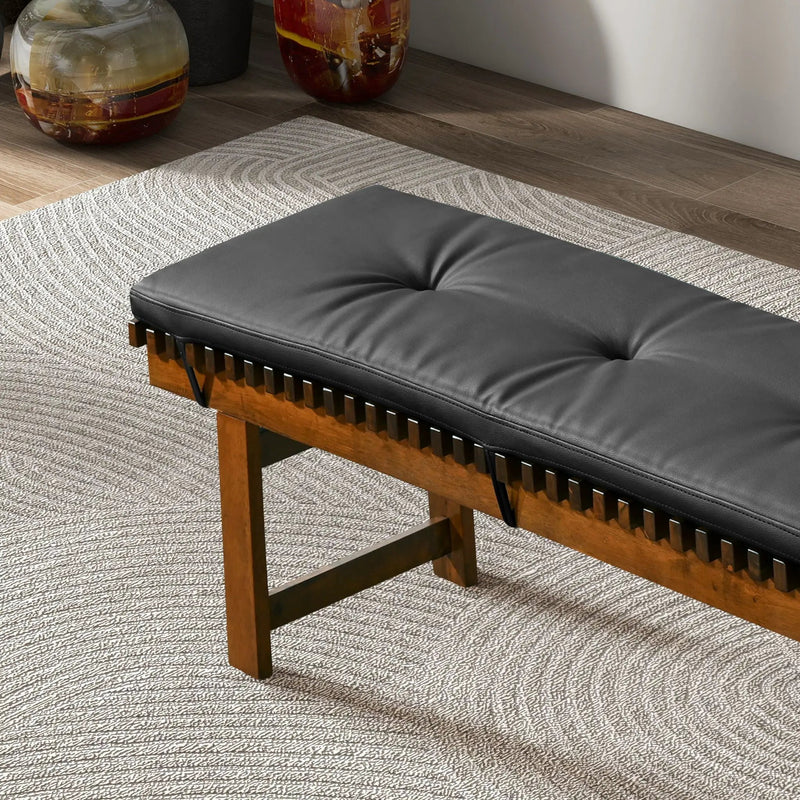 Lucia - Bench - Black by Unique Piece Furniture