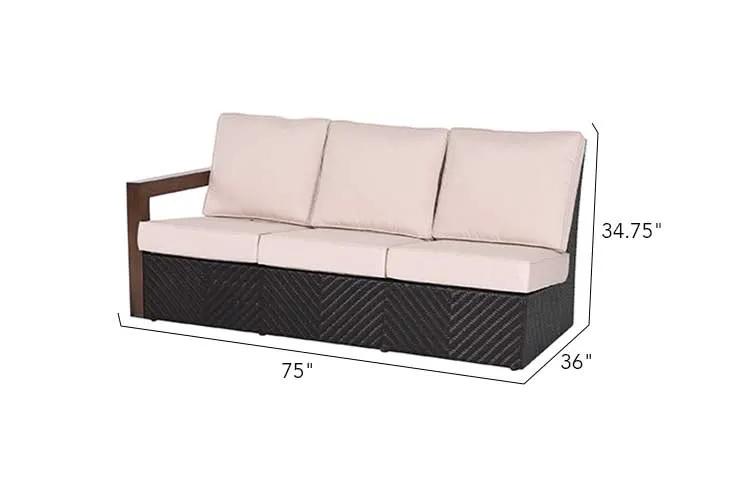 Delano 5-Piece Wicker Sectional Sofa Set by Outdoor-USA®