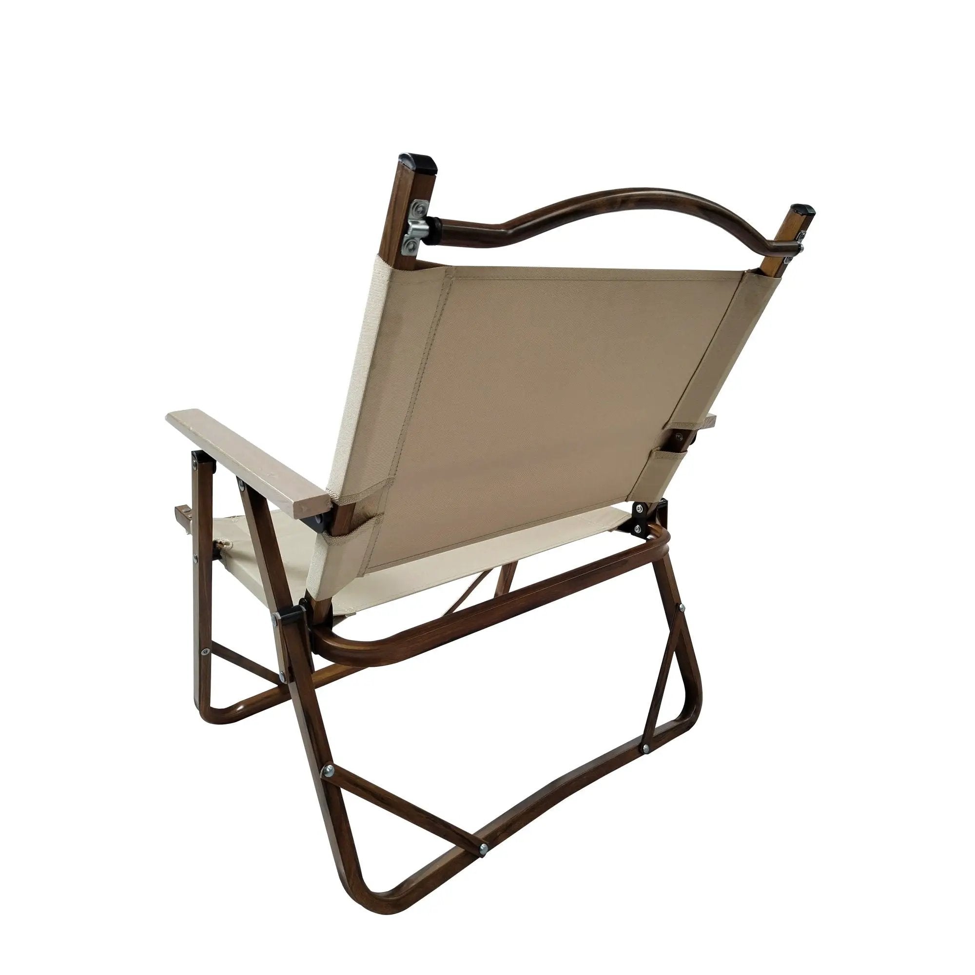 Comfy Foldable And Portable Chair With Armrests, Indoor And Outdoor (Set of 4) - Brown by Unique Piece Furniture