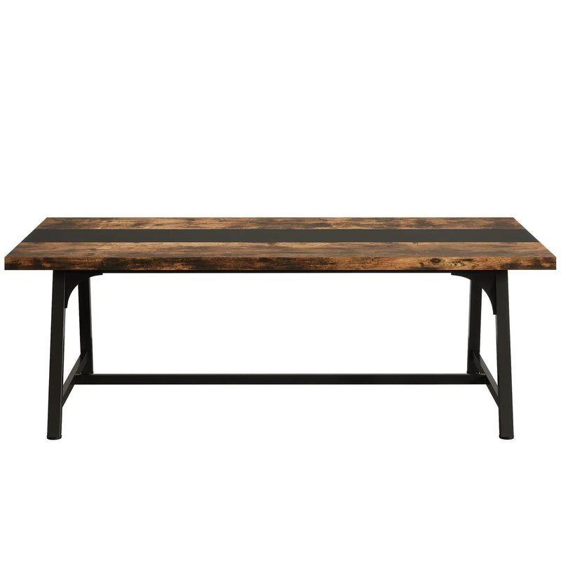 Modern Rectangular Conference Table For 6 - 8 People, Office Executive Desk
